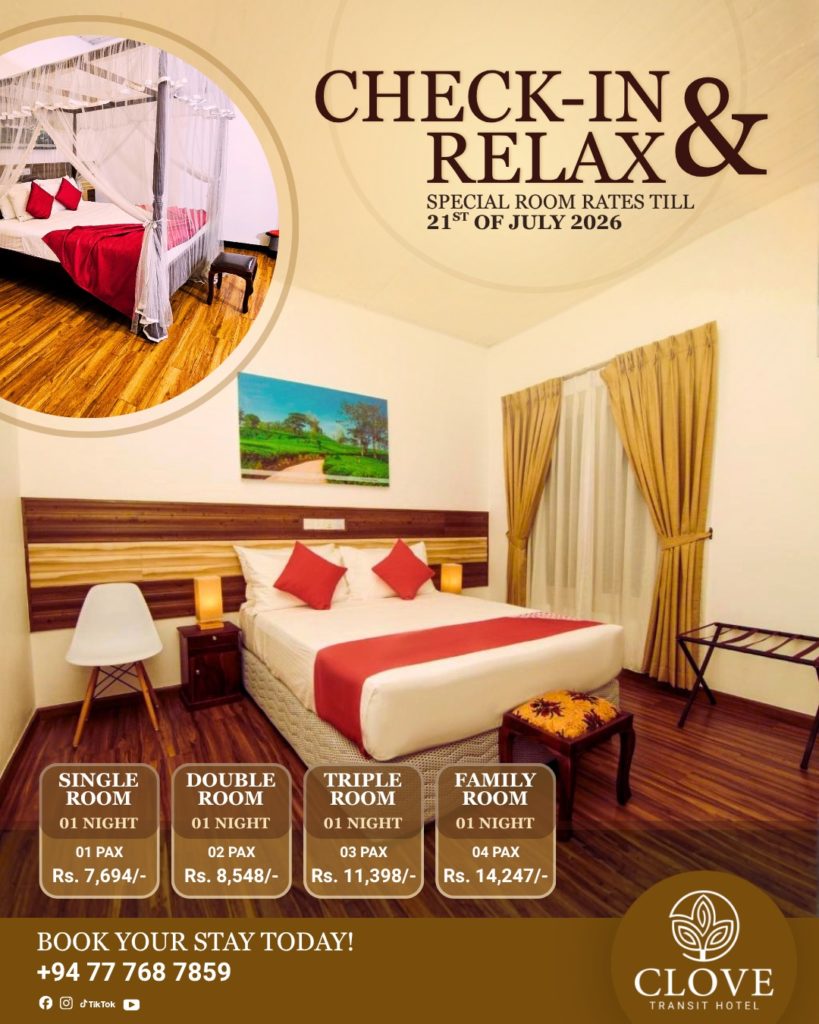 Clove Transit Hotel Room Charges