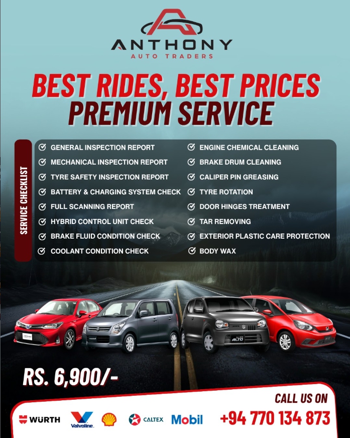 Anthony Auto Traders Service Package 1